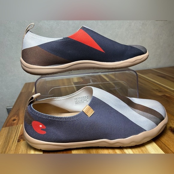 UIN Long Journey Casual Pull On Knitted Outdoor Ergonomic Lightweight Shoes Sz10 main image 13